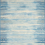 Chic Earthy Wave Scallop Style(Blue)