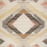 Elegant Warm Toned Woven Motif(Beige)