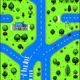 Fun Filled Colorful Road Journey(Green)