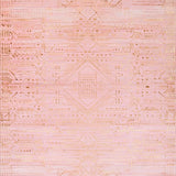 Ultra Soft Area Rug, Non Slip, Stain Resistant, Washable Area Rugs for Living Room, Bedroom, Chic Contemporary Tassel Accent Mat(Pink)