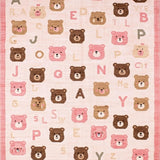 Ultra Soft Area Rug, Non Slip, Stain Resistant, Washable Area Rugs for Living Room, Bedroom, Colorful Fun Alphabet Design(Pink)