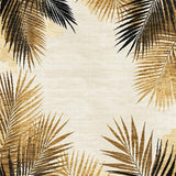 Minimalist Abstract Circular Elements(Beige)