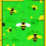 Ultra Soft Area Rug, Non Slip, Stain Resistant, Washable Area Rugs for Living Room, Bedroom, Cheerful Green Insect Design(Green)