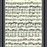 Ultra Soft Area Rug, Non Slip, Stain Resistant, Washable Area Rugs for Living Room, Bedroom, Sleek Modern Music-Inspired Illustration(Black)
