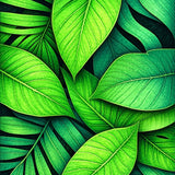 Ultra Soft Area Rug, Non Slip, Stain Resistant, Washable Area Rugs for Living Room, Bedroom, Tropical Palm Shaped Kitchen Plush Washable Mat(Green)