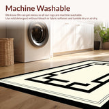 Sophisticated Classic Greek Key Motif(Beige)