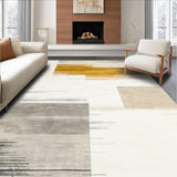 Ultra Soft Area Rug, Non Slip, Stain Resistant, Washable Area Rugs for Living Room, Bedroom, Artful Rustic Medallion Theme(Beige)
