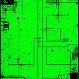 Lively Retro Inspired Graphic Feature(Green)