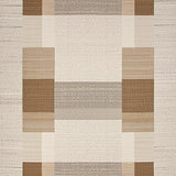 Ultra Soft Area Rug, Non Slip, Stain Resistant, Washable Area Rugs for Living Room, Bedroom, Elegant Subtle Striped Design(Beige)