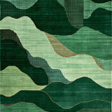 Dynamic Abstract Landscape Design(Green)