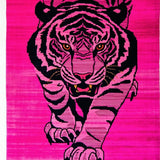Ultra Soft Area Rug, Non Slip, Stain Resistant, Washable Area Rugs for Living Room, Bedroom, Lush Textured High Pile Aesthetic(Pink)