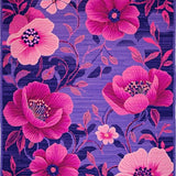 Ultra Soft Area Rug, Non Slip, Stain Resistant, Washable Area Rugs for Living Room, Bedroom, Vivid Plush Cozy Decor Style(Purple)