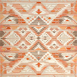 Ultra Soft Area Rug, Non Slip, Stain Resistant, Washable Area Rugs for Living Room, Bedroom, Classic Trellis Inspired Charm(Red)