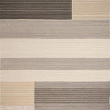 Ultra Soft Area Rug, Non Slip, Stain Resistant, Washable Area Rugs for Living Room, Bedroom, Refined Warm Tones Graphic Design(Beige)