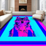 Artistic Whimsical Creature Motif(Blue)