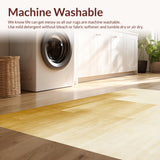 Ultra Soft Area Rug, Non Slip, Stain Resistant, Washable Area Rugs for Living Room, Bedroom, Elegant Champagne Gold Area with Minimalist Solid Hue and Non Slip Backing(Beige)