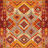 Colorful Rustic Textural Harmony(Red)