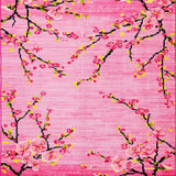 Ultra Soft Area Rug, Non Slip, Stain Resistant, Washable Area Rugs for Living Room, Bedroom, Lush Pastel Blossom Patterns(Pink)