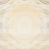 Artistic Area with Circular in Subtle Beige Variations(Beige)