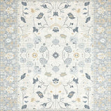 Ultra Soft Area Rug, Non Slip, Stain Resistant, Washable Area Rugs for Living Room, Bedroom, Minimalist Abstract Floral Touch(Beige)