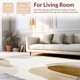 Kitchen Mats for Floor with Rubber Backing Beige Grey(Beige)