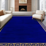 Elegant Gold Greek Key Motif(Blue)
