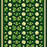 Playful Green Botanical Print(Green)