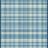 Minimalist Calm Blue Linear Check(Beige)