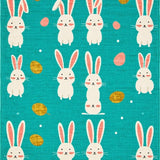 Artful Abstract Bunny Illustration Style(Blue)