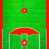 Energetic Graphic Baseball Visual Appeal(Green)