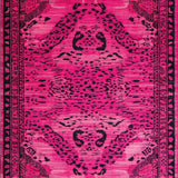 Playful Vintage Leopard Textile Style(Pink)