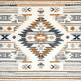 Ultra Soft Area Rug, Non Slip, Stain Resistant, Washable Area Rugs for Living Room, Bedroom, Lively Geometric Fusion Artwork(Beige)