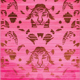 Ultra Soft Area Rug, Non Slip, Stain Resistant, Washable Area Rugs for Living Room, Bedroom, Artistic Cheetah Pattern Elegance(Pink)