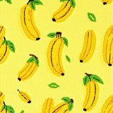 Ultra Soft Area Rug, Non Slip, Stain Resistant, Washable Area Rugs for Living Room, Bedroom, Vivid Tropical Banana Motif(Yellow)