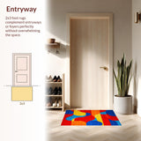 Artistic Colorful Curvilinear Style(Red)