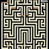 Ultra Soft Area Rug, Non Slip, Stain Resistant, Washable Area Rugs for Living Room, Bedroom, Geometric Black Beige Living Room Area Rug(Beige)
