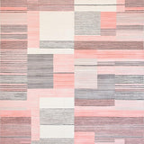 Ultra Soft Area Rug, Non Slip, Stain Resistant, Washable Area Rugs for Living Room, Bedroom, Artistic Pastel Boxed Patterns(Pink)