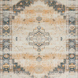 Ultra Soft Area Rug, Non Slip, Stain Resistant, Washable Area Rugs for Living Room, Bedroom, Elegant Neutral Floral Composition(Beige)