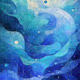 Ultra Soft Area Rug, Non Slip, Stain Resistant, Washable Area Rugs for Living Room, Bedroom, Ocean Abyss Runner Rug 3D Nautical Octopus Spiral Patterned Mat Design(Blue)