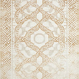 Ultra Soft Area Rug, Non Slip, Stain Resistant, Washable Area Rugs for Living Room, Bedroom, Eco Friendly Round With Interlaced Rustic Beige and Boho Charm(Beige)