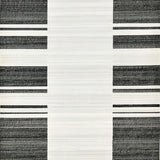 Ultra Soft Area Rug, Non Slip, Stain Resistant, Washable Area Rugs for Living Room, Bedroom, Minimalist Two-Tone Linear Rug with Striking Black and White Stripe Composition(Gray)