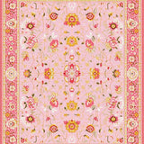 Vibrant Retro Botanical Design(Pink)