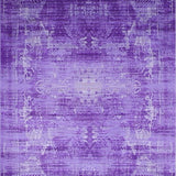 Ultra Soft Area Rug, Non Slip, Stain Resistant, Washable Area Rugs for Living Room, Bedroom, Chic Eclectic Gradient Look(Purple)