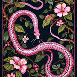 Ultra Soft Area Rug, Non Slip, Stain Resistant, Washable Area Rugs for Living Room, Bedroom, Chic Floral Medley Design(Black)