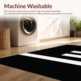 Elegant Monochrome Textured Weave(Black)