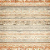Ultra Soft Area Rug, Non Slip, Stain Resistant, Washable Area Rugs for Living Room, Bedroom, Modern Earthy Geometric Aesthetic(Orange)