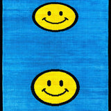 Ultra Soft Area Rug, Non Slip, Stain Resistant, Washable Area Rugs for Living Room, Bedroom, Quirky Blue Nostalgic Style(Blue)