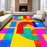 Lively Graphic Letter Arrangement(Blue)