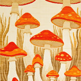 Ultra Soft Area Rug, Non Slip, Stain Resistant, Washable Area Rugs for Living Room, Bedroom, Charming Red Mushroom Pattern(Orange)