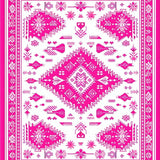 Vibrant Hot Pink Typography Art(Pink)